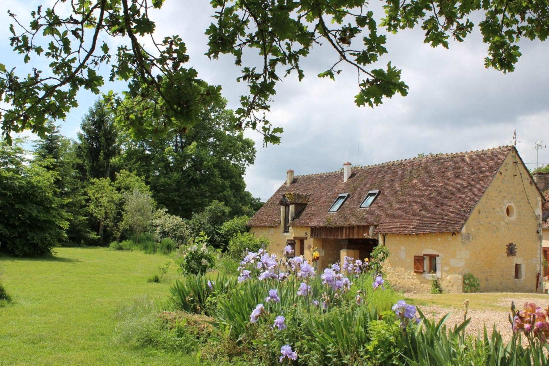 Gites A L'Ombre Des Chenes Châteauvieux Exterior foto